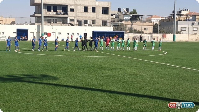 פתיחת המשחק בין שמשון כפר קאסם לאור יהודה (מוחמד סרסור)